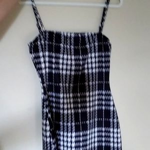 Black and white dress